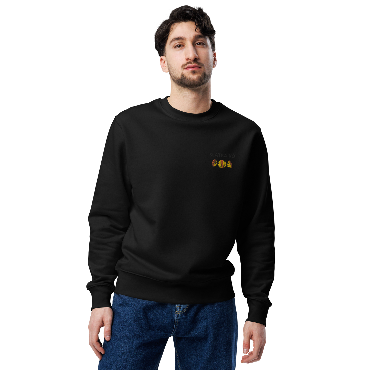 "Slatka kô bombona" Premium Unisex Eco Cotton Sweatshirt