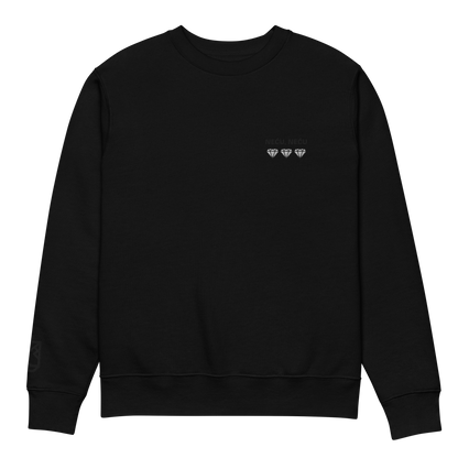 "Neću, neću dijamante" Premium Unisex Eco Cotton Sweatshirt