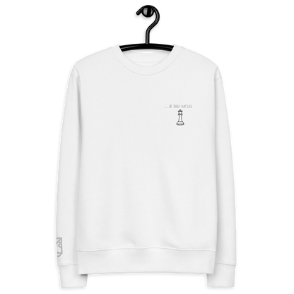 "... je bila moja kraljica" Premium Unisex Eco Cotton Sweatshirt