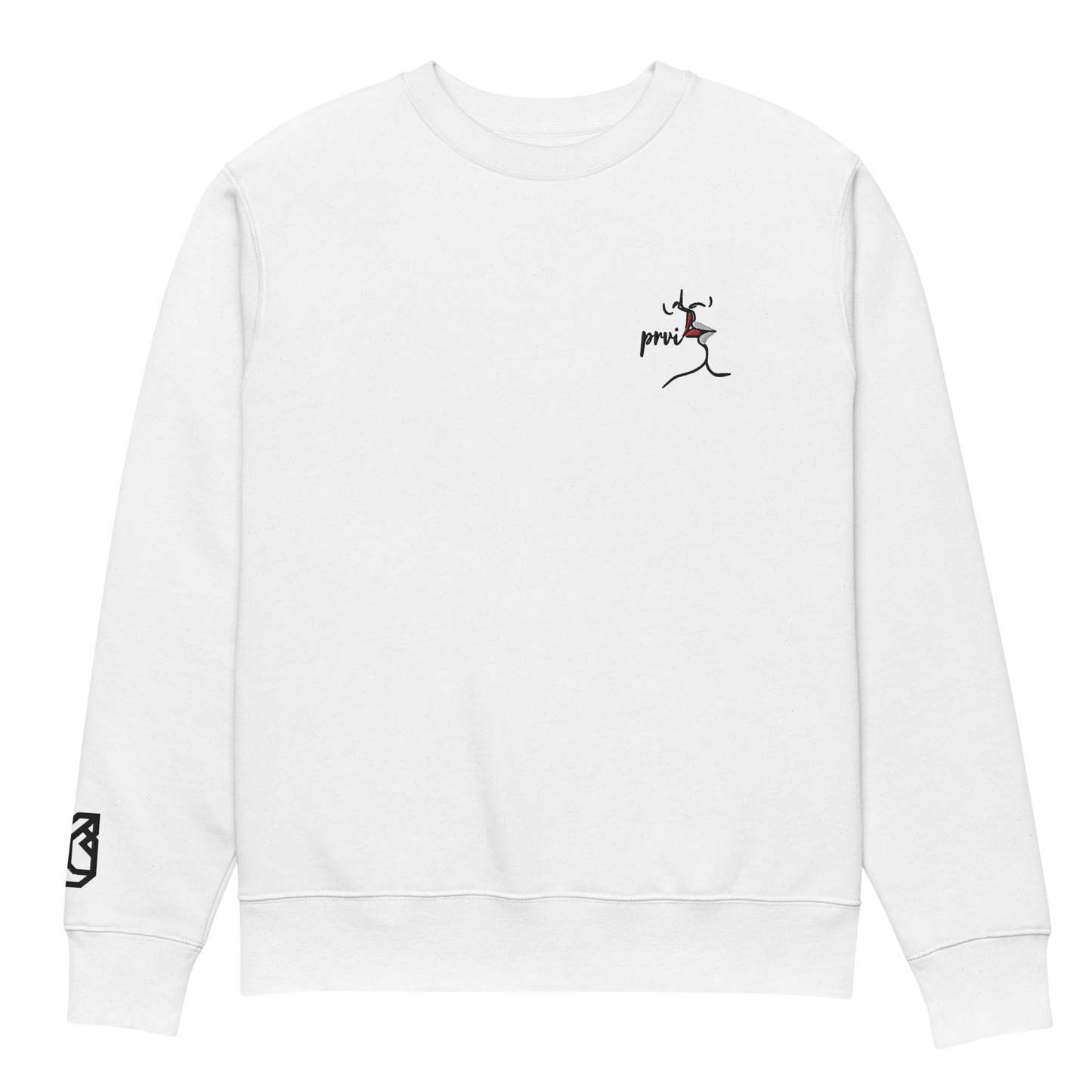 "Prvi poljubac" Premium Unisex Eco Cotton Sweatshirt