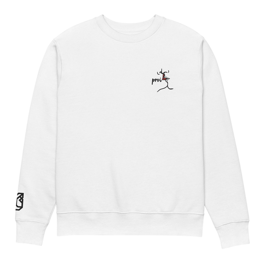 "Prvi poljubac" Premium Unisex Eco Cotton Sweatshirt